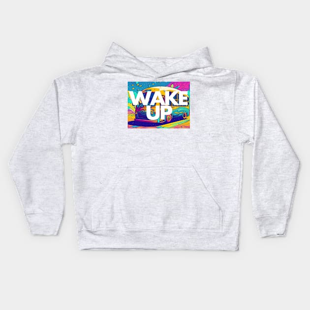 Wake up to Nature Kids Hoodie by Mr. Ray